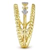 14k yellow gold diamond ring. - Image 5 of 0