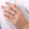 Circular diamond sections are set in diamonds shine over 14k white gold. - Image 2 of 0