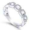 Circular diamond sections are set in diamonds shine over 14k white gold. - Image 4 of 0