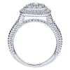 This diamond cluster ring blasts off with 0.65 carats of diamond shine in 14k white gold. - Image 3 of 0