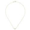 0.10 carats of round brilliant diamonds in a bar and bezel setting necklace. - Image 3 of 0