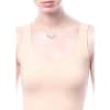 This beautiful 14k white gold diamond necklace features delicate diamond discs. - Image 3 of 0