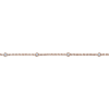 1.25 carats of diamonds are set in rose gold for a simple and beautiful look, with six bezel set diamonds to draw attention. - Image 2 of 0