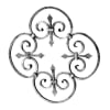Rosette 23-5/8" Dia 1/2" Sq Matl - Image 1 of 0