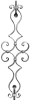 Vertical Motif 9/16" X 5/16" 9-27/32" X 35-7/16" - Image 1 of 0