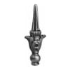 Spear Point - Stamped 1-1/4" Base 8-7/8"H - Image 1 of 0