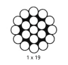 Wire Rope 4MM, 5/32" Dia. - Image 2 of 0