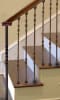 Newel post with single twist, 1 3/16" sq. - Image 2 of 0