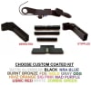Control Kit With GHOST Bullet Extended Slide Stop Release and Magazine Release For GLOCK Models GEN 1 2 3, G17 19 26, Cerakote, Chrome, TiN Gold - Image 1 of 0