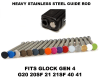 photo of GoTo SPORTS GEAR Heavy Stainless Steel Guide Rod For Glock Gen 4, G20 20SF 21 21SF 40 41, Cerakote, Chrome, TiN Gold - Image 1 of 0