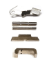 GoTo GEAR Chrome Extended Control Kit With Tango Down Slide Stop/Release And Aluminum Magazine Release For GLOCK GEN 4 - Image 3 of 0