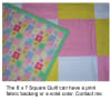 6 x 7 Squares Quilt - Image 4 of 0