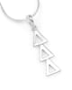 Sterling Lavalier - Tri Delta (charm only) - Image 1 of 0
