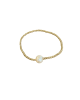 Single Pearl Gold Bead Bracelet - Image 2 of 0