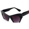 Women's Fashion Semi-Rimless Bottom Cut Cat Eye Sunglasses - Image 5 of 0