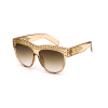 Crystal Oversized Sunglasses For Women Sparkling Square Brand Designer - Image 4 of 0