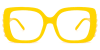 Delphia - Square Yellow Eyeglasses - Image 3 of 0