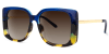 Sunglasses KAMMPT Oversized Square Sunglasses Women 2024 New in Vintage Candy Color Gradient Travelling Shades Trendy - Image 4 of 0