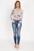 Newspaper Graphic Mesh Bodysuit - Image 5 of 0