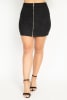 Faux Suede Front Zip Skirt - Image 2 of 0