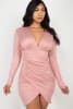 Rushed Wrap Bodycon Dress - Image 4 of 0