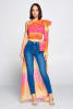 Tie Dye One Shoulder Top - Image 3 of 0