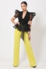 Organza Puff Short Sleeve Fashion Top - Image 5 of 0