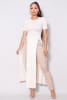 Elbow Sleeve Maxi Tank Top With Side Slits - Image 3 of 0