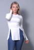 Sleek & Chic Fall Long Sleeve Silted Top - Image 3 of 0