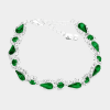 Teardrop Stone Evening Bracelet - Image 1 of 0