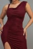 Glitter Slitted Dress - Image 5 of 0