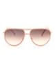 VINCE CAMUTO VC567 Pink & Gold-Tone Aviator Sunglasses - Image 2 of 0
