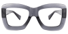Zaida - Square Peacock/Blue Eyeglasses - Image 1 of 0