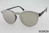 Rimless Mirrored Sunglasses One Piece Metal Flat Eyeglasses Men Women - Image 3 of 0