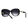 Oversize Diva Designer Jewel Chain Arm Luxury Womens Sunglasses - Image 2 of 0
