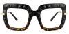 Phebe - Square Crystal Eyeglasses - Image 4 of 0