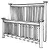 Maple Northwoods Mission Bed - Image 1 of 0