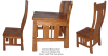 Oak Colonial Dining Room Chair - Image 5 of 0