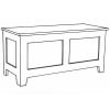 Walnut Shaker Chest - Image 2 of 0