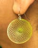 ER-04 Torus Vortex 18k Gold Plated 30mm Earrings - Image 3 of 0