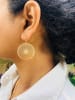 ER-04 Torus Vortex 18k Gold Plated 30mm Earrings - Image 4 of 0