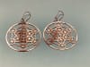 ER-202-COP Metatron copper Plated 2" Earrings - Image 2 of 0