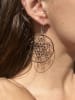 ER-202-S Metatron silver Plated 2" Earrings - Image 5 of 0