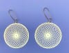 ER-204 Torus Vortex 18k Gold Plated 2" Earrings - Image 1 of 0