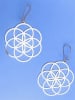 Seed Of Life 18k Gold Plated 2" Earrings - Image 2 of 0