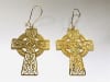 ER-282 18k Gold Plated 2" Earrings - Image 3 of 0