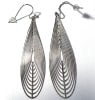 Silver Plated Tear Drop Earrings 50mm - Image 1 of 0