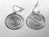 Spiral Galaxy 18k silver plated Earrings 30 mm - Image 1 of 0