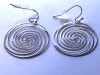 Spiral Galaxy 18k silver plated Earrings 30 mm - Image 2 of 0
