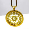 GGHCP-06 Gold Plated Stainless Steel Heart Chakra Pendant with Chain - Image 1 of 0